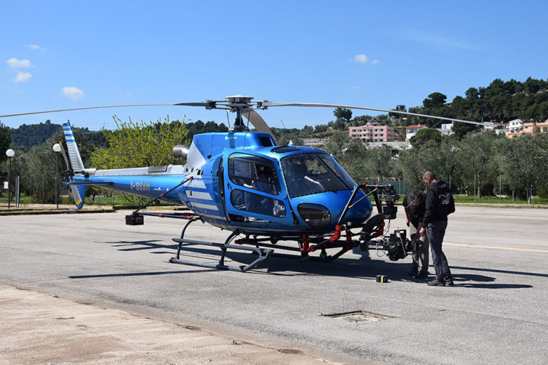 Helicopter Flight Services: Wonder Woman shooting with Hoverfly.