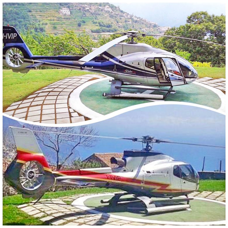 helicopter charter in italy