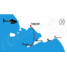 Private VIP Helicopter flight Naples - Capri island | 2 seats