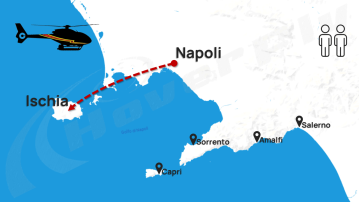 Private VIP Helicopter transfer | Naples - Ischia | 2 seats