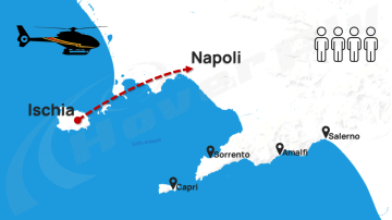 Private VIP Helicopter transfer | Ischia - Naples | 4 seats