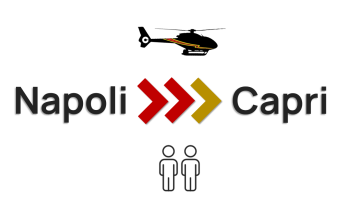 Private VIP Helicopter flight Naples - Capri island | 2 seats