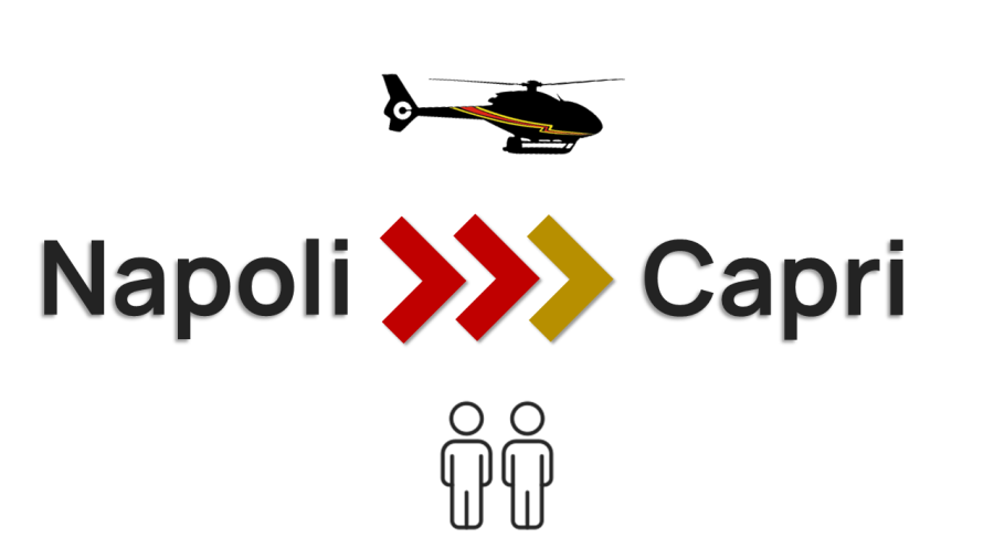 Volo privato in elicottero VIP | Napoli - Capri | 2 passeggeri