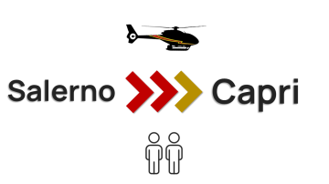 Private VIP Helicopter flight Salerno - Capri island | 2 seats