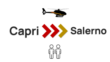 Private VIP Helicopter transfer | Capri - Salerno | 2 seats