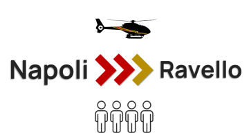 Volo privato in elicottero VIP | Napoli - Ravello | 4 passeggeri