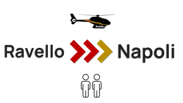 Volo privato in elicottero VIP | Ravello - Napoli | 2 passeggeri